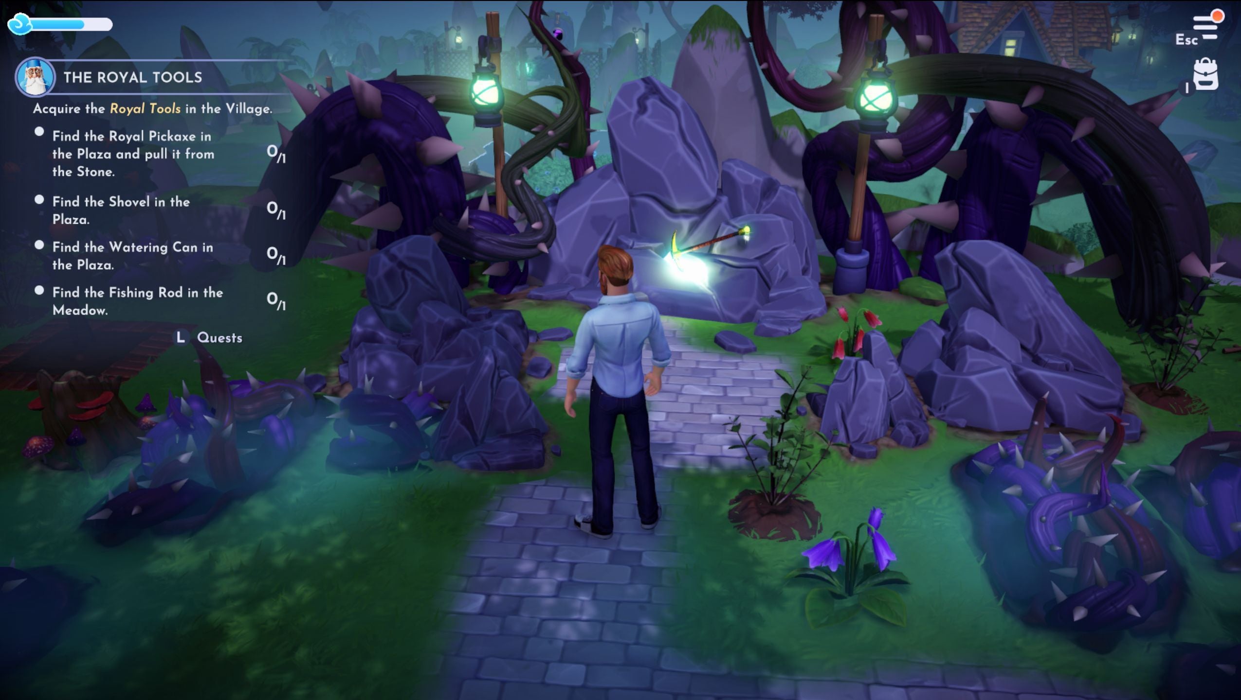 Disney Dreamlight Valley Royal Tool locations, including Pickaxe